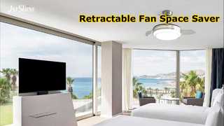 36인치 접이식 천장 선풍기 LED 조명