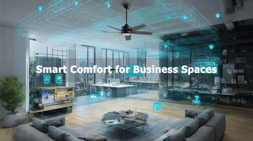 최신 회사 블로그 스마트 제어 천장 선풍기가 가정 및 상업 공간에 혁신을 일으키는 방법
