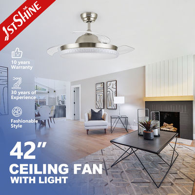 주문 현대 42인치 220V 50Hz 블레이드리스 LED 천장 팬 침실 온라인 제조