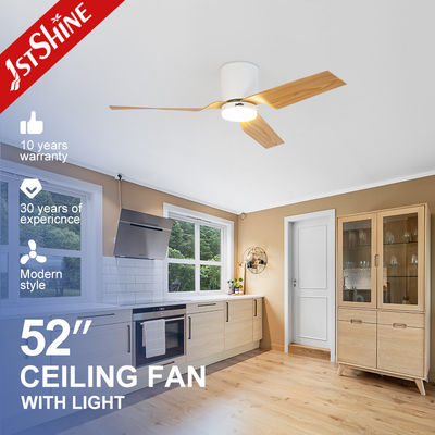 주문 52인치 리모트 LED 천장 팬 디머블 3 컬러 라이트 모터 타입 DC 순수 구리 온라인 제조