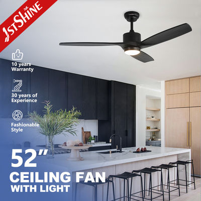 주문 침실 6은 LED 라이트로 리모콘 나무로 된 장식적 천정 선풍기를 가속시킵니다 온라인 제조