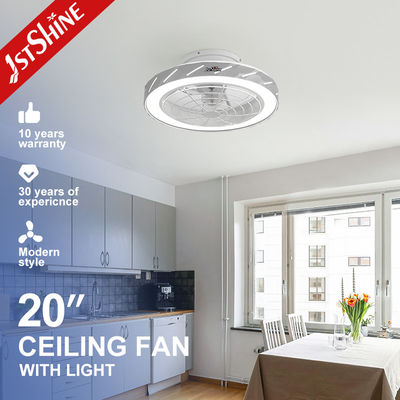 스마트 원격 제어 플러시 마운트 LED 천장 팬 DC 모터 및 ABS 블레이드