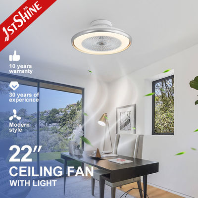 10- 1stshine LED 천장 팬과 제거 할 수 있는 장식용 반지 및 디밍 가능한 조명