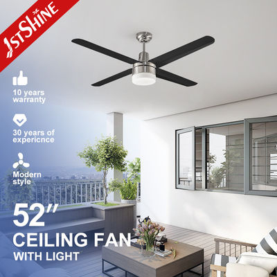 SAA 52in 110V 현대 LED 천장 팬 금속 블레이드