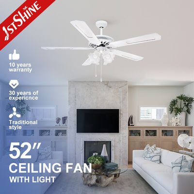 52인치 132cm 장식적인 톱니 밸런 램프와 5개의 블레이드 1stshine OEM
