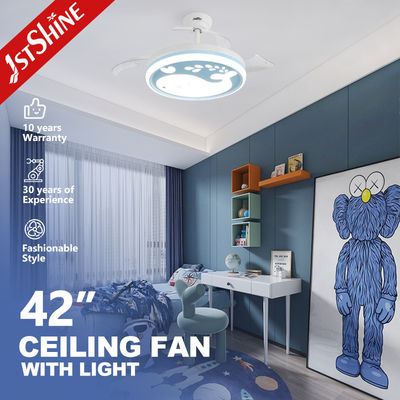 42인치 LED 천장 팬, 숨겨진 블레이드 및 빛 지원 디머 50000 작업 시간