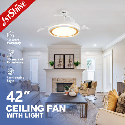 좋은 가격 스탠다드 윈드 모던 스타일 LED 천장 팬, 숨겨진 블레이드 및 PC 블레이드 온라인으로