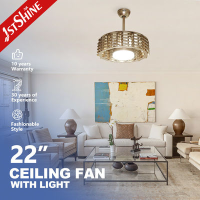 2022 5 스피드 리모컨 스위치 숨겨진 블레이드 LED 천장 팬 1stshine