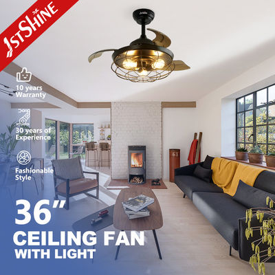 좋은 가격 낮은 소음 1stshine 원격 제어 및 빛과 함께 장식용 철기 가능한 천장 팬 온라인으로