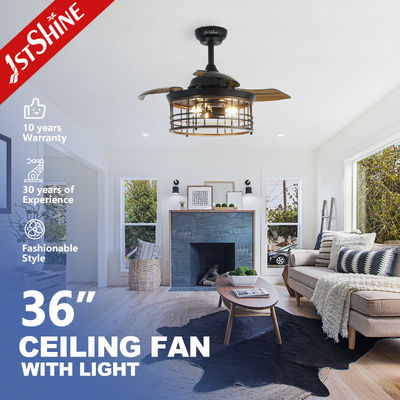 좋은 가격 LED 광원 36인치 천장 팬 후집 블레이드와 100% 구리 모터 온라인으로