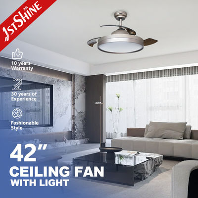 AC 모터 230V 3 컬러 LED 보이지 않는 천장 팬 원격 제어