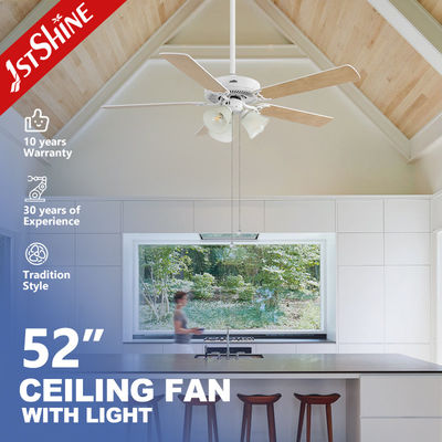 1stshine 천장 팬 가벼운 당기 체인 230V AC 5 MDF 블레이드 다채색 / OEM