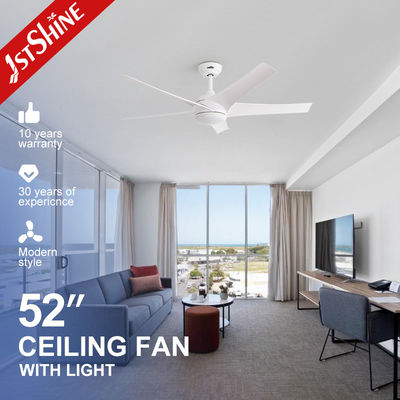 DC 모터 5 ABS 블레이드 흰색 3 컬러 LED 라이트 장식용 스마트 천장 팬
