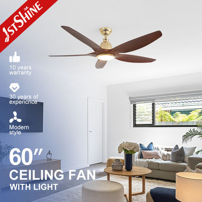 60 인치 / OEM DC 순수 구리 3 컬러 LED 디메이블 서식 천장 팬 큰 공간