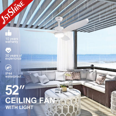 좋은 가격 3 플라스틱 블레이드 백색 LED 천정 선풍기, 가벼운 직류 전동기와 방수 천정 선풍기 온라인으로