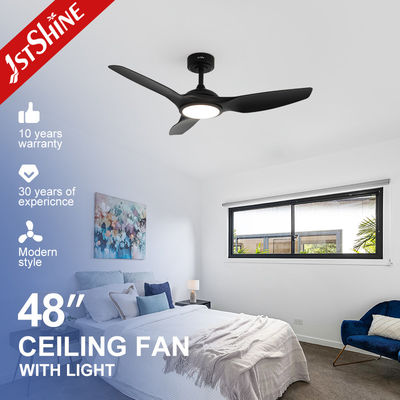 48인치 ABS 블레이드 천장 팬 소음 낮고 LED 조명 35W