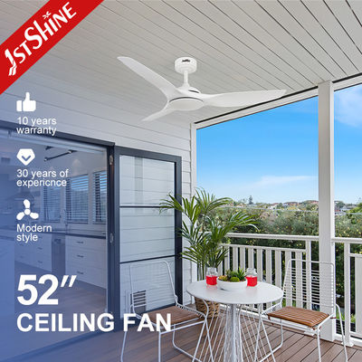 좋은 가격 스마트 리모컨 천장 팬 52 인치 스마트 현대 가정용 흰색 플라스틱 블레이드 온라인으로