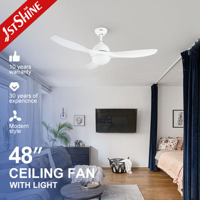 220V 60W ABS 원격 제어 LED 조명과 함께 플라스틱 천장 팬 블레이드