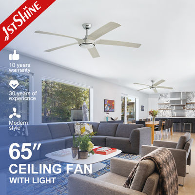큰 방 65 인치 5 블레이드 LED 천장 팬 원격 제어 및 110-240V / 50Hz-60Hz