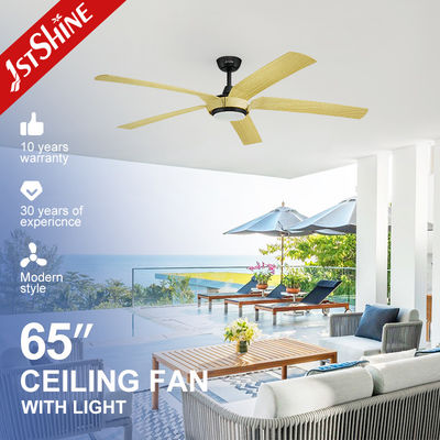 더 큰 3 컬러 LED 라이트 5 블레이드 천장 팬 플라스틱 블레이드