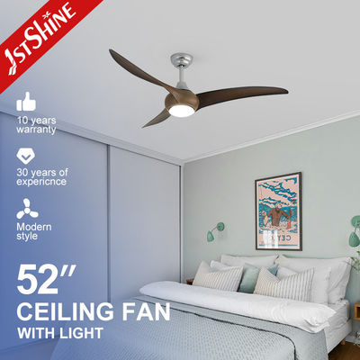 52인치 슬리버 ABS 블레이드 천장 팬 LED 라이트와 리모컨