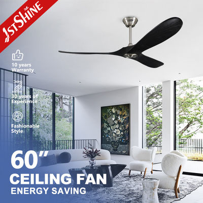 현대 블랙 리모트 LED 천장 팬 230V 상업용 거실 CE