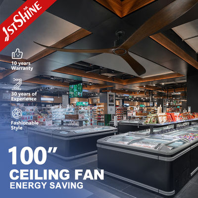 좋은 가격 회의실 100 인치 천장 팬 원격 제어 35W 전력 및 나무 블레이드 온라인으로