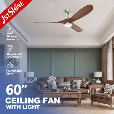 유럽 스타일 목재 LED 천장 팬 디머블 빛 220v 장식용