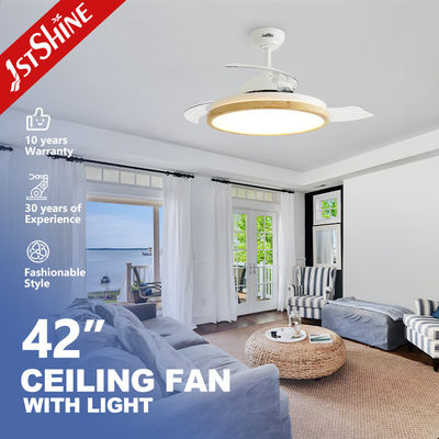 220v 저와트 LED 천장 팬 전력 절약 현대 접힌 블레이드