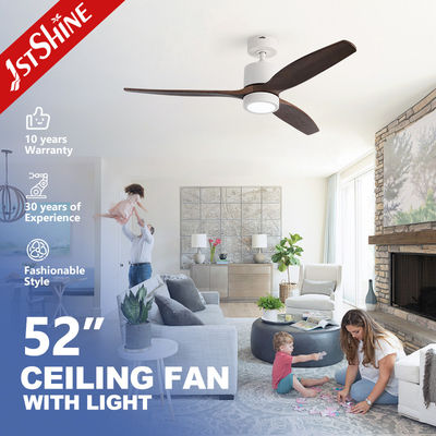 3 개의 나무 블레이드와 함께 리모트 LED 천장 팬