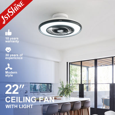 좋은 가격 22 Inch Modern Flush Mount Ceiling Fan with LED Light – Compact, Quiet, and Stylish 온라인으로